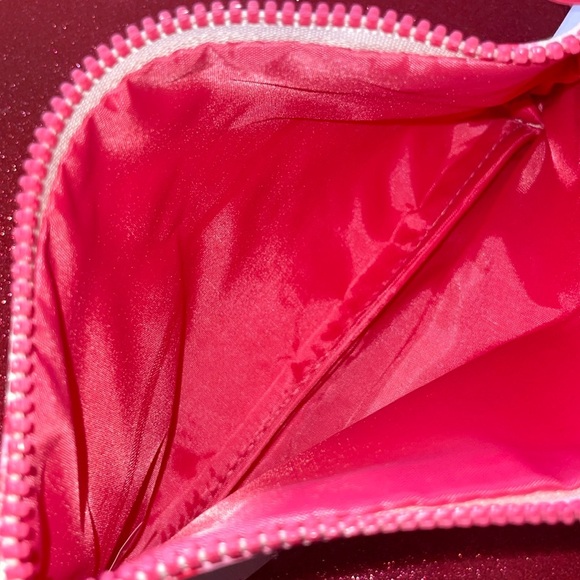 3/$10 Ipsy Glam Bag New February 2019 Light Pink & Hot Pink Kisses Cosmetic Bag - Picture 5 of 9